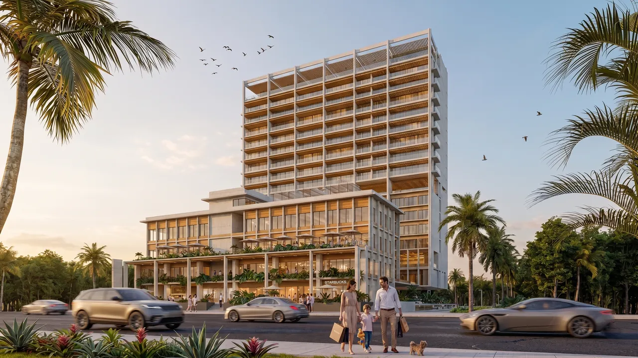 Fachada de Baalá Cancún · render