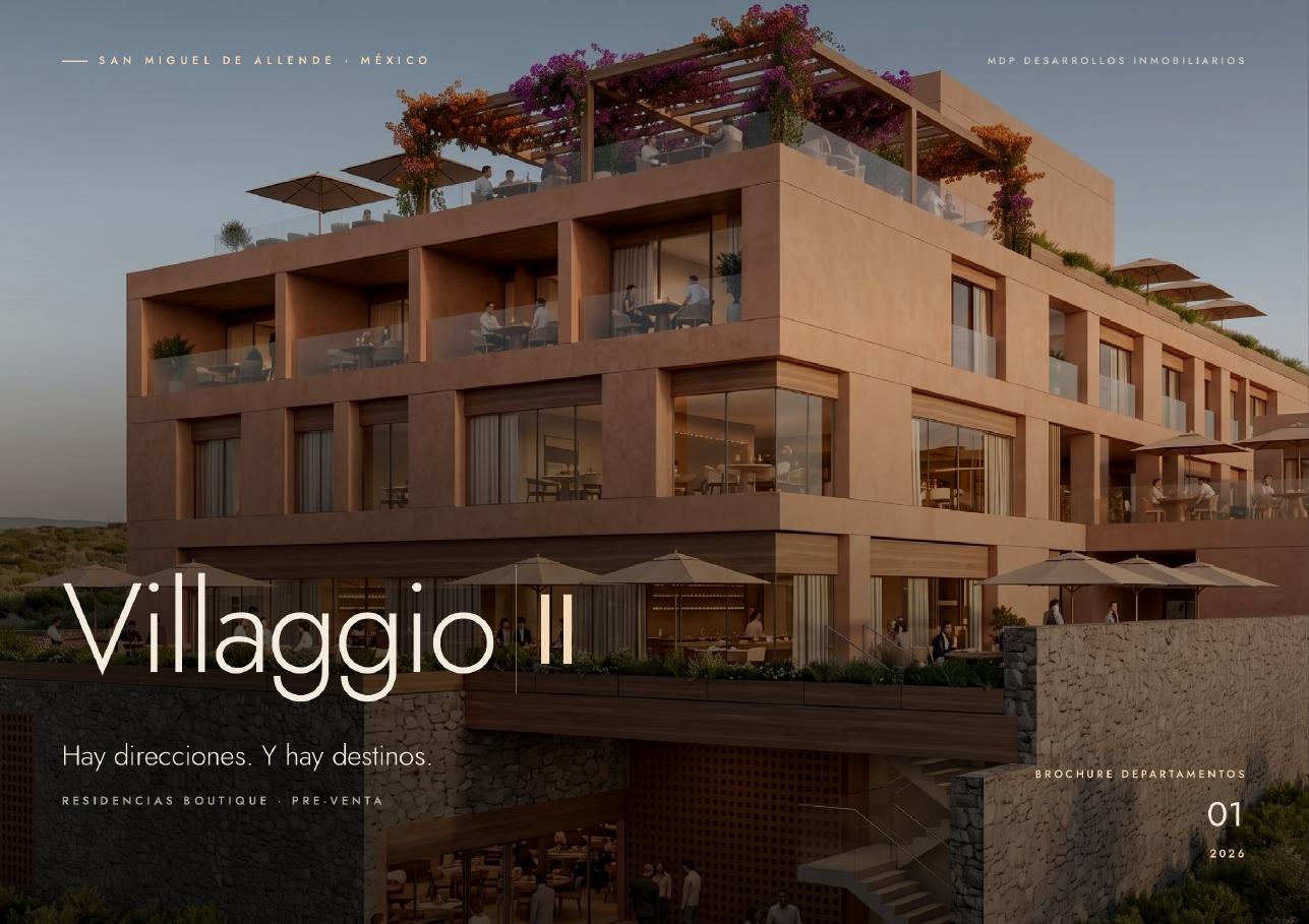 Brochure · Departamentos · Villaggio II