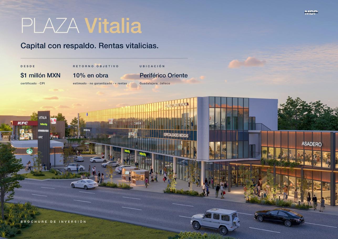 Brochure de inversión · Plaza Vitalia