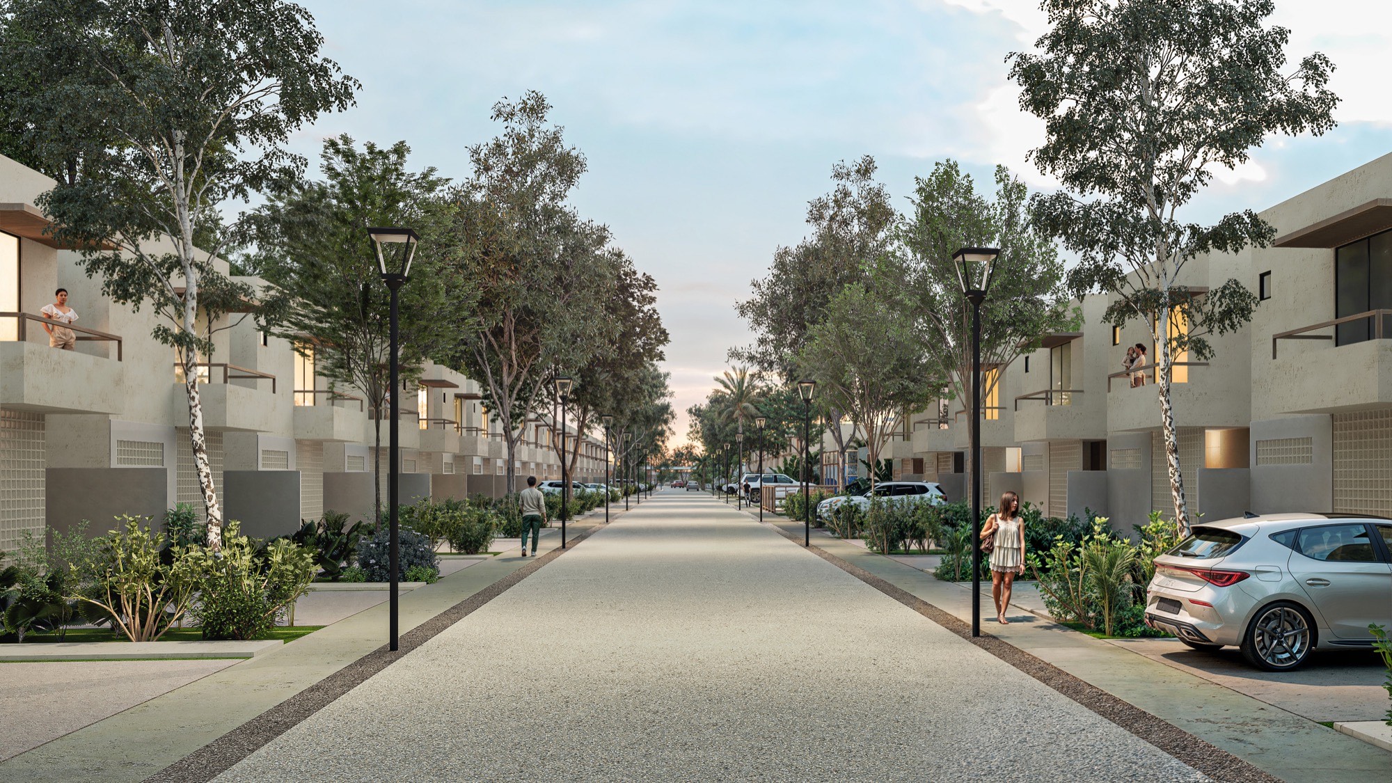 Zendra Living · render de calle